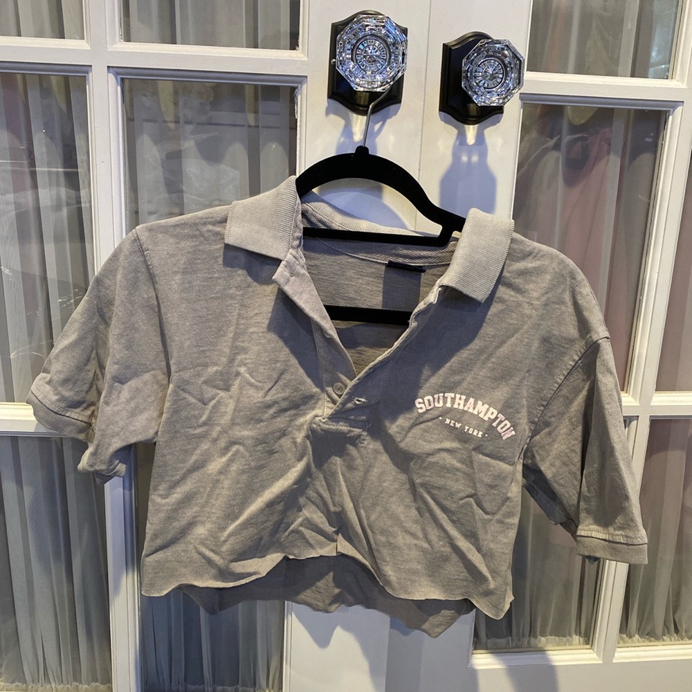 southampton crop tee